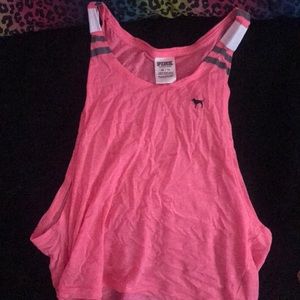 pink tank top